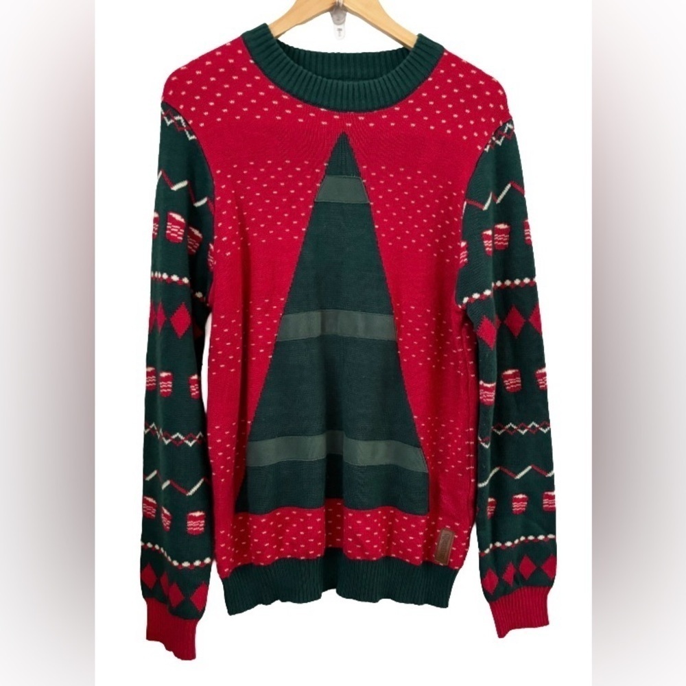 Tipsy Elves ugly Christmas sweater SZ L holiday Christmas ugly